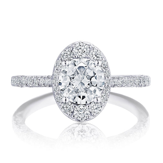 Round Bloom Engagement Ring