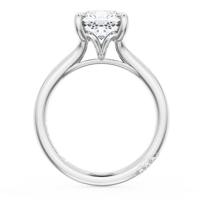 Cushion Solitaire Engagement Ring