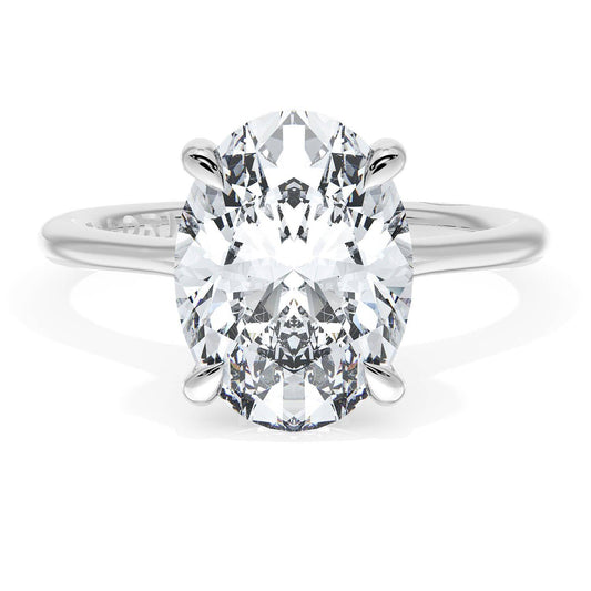 Oval Solitaire Engagement Ring