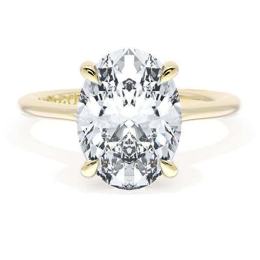Oval Solitaire Engagement Ring