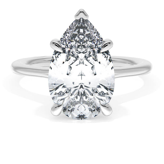 Pear Solitaire Engagement Ring