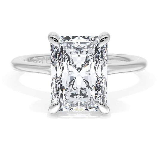 Radiant Solitaire Engagement Ring