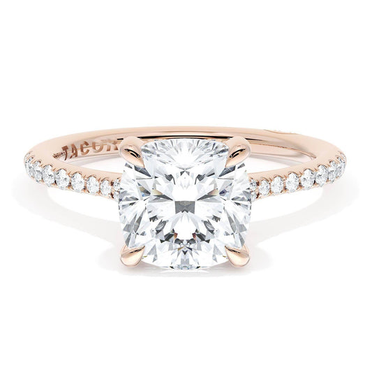 Cushion Solitaire Engagement Ring