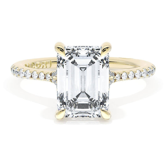 Emerald Solitaire Engagement Ring