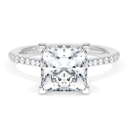 Princess Solitaire Engagement Ring
