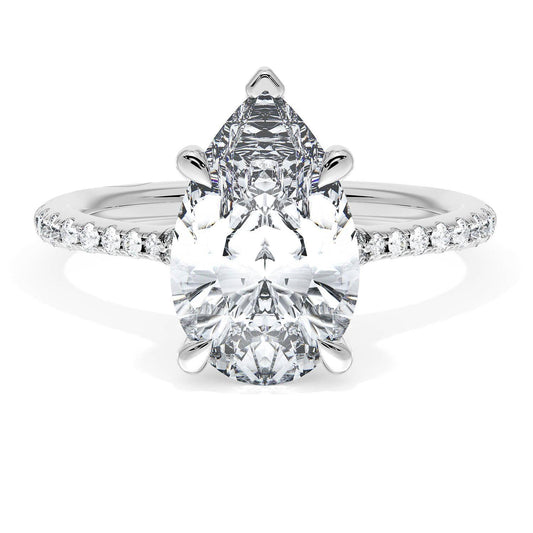 Pear Solitaire Engagement Ring