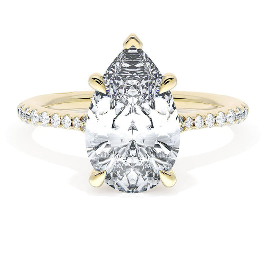Pear Solitaire Engagement Ring