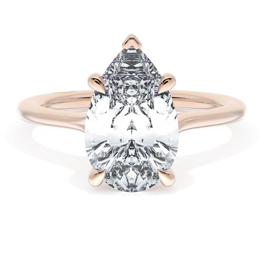 Pear Solitaire Engagement Ring