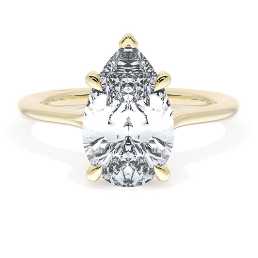 Pear Solitaire Engagement Ring