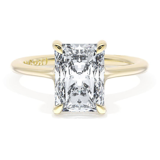 Radiant Solitaire Engagement Ring