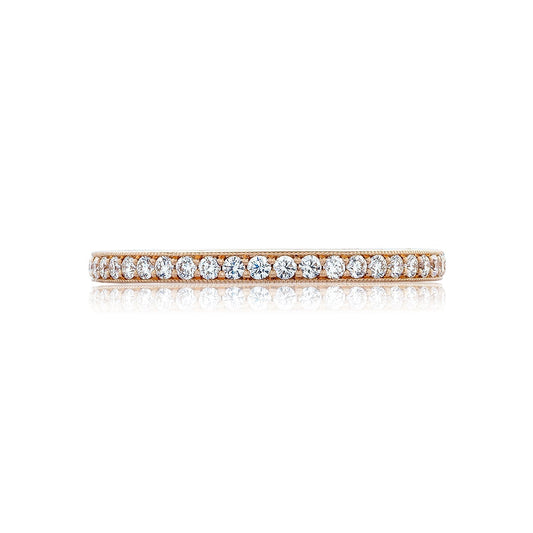 Tacori 18k Rose Gold RoyalT Diamond Wedding Band (0.34 CTW)