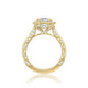 Tacori 18k Yellow Gold RoyalT Round Diamond Engagement Ring Setting (1.01 CTW)