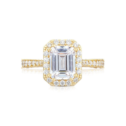 Tacori 18k Yellow Gold RoyalT Engagement Ring Setting (1 CTW)