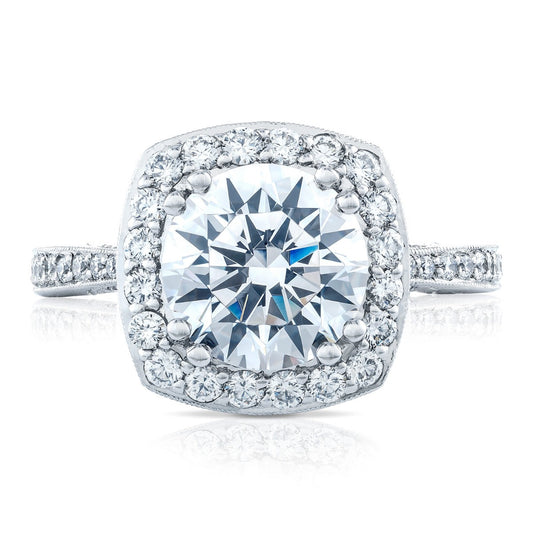 Round Bloom Engagement Ring