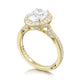 Oval Bloom Engagement Ring