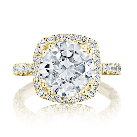 Cushion Bloom Engagement Ring