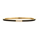 MICHAEL M Bracelet 14k Yellow Gold / Black / Small Chroma Pavé Stacking Bracelet BR482