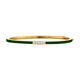 MICHAEL M Bracelet 14k Yellow Gold / Green / Small Chroma Pavé Stacking Bracelet BR482