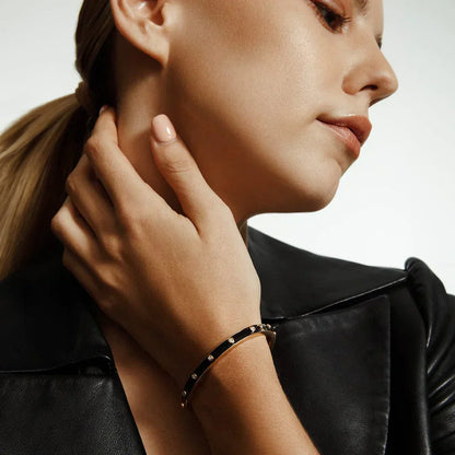 Chroma Extruded Bezel Bangle