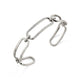 MICHAEL M Bracelets 14K White Gold / Medium Endless Link Cuff BR516