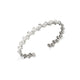 MICHAEL M Bracelets 14K White Gold / Small Carve Repeat Shape Cuff BR457S