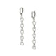 MICHAEL M Earrings 14K White Gold Signature Drop Earrings ER433WG
