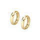 MICHAEL M Earrings 14K Yellow Gold Orb 4mm Huggies ER443YG