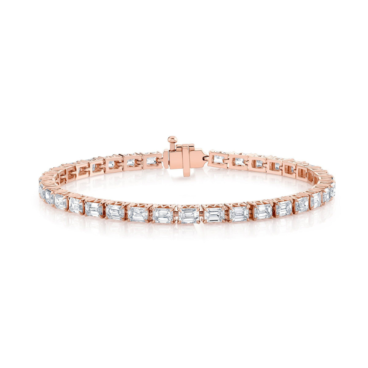 MICHAEL M Earrings 18K Rose Gold Meksian Emerald Bracelet Petite BR601M