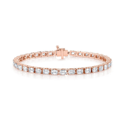 MICHAEL M Earrings 18K Rose Gold Meksian Emerald Bracelet Petite BR601M