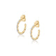 MICHAEL M Earrings Cloud Alternating Huggies