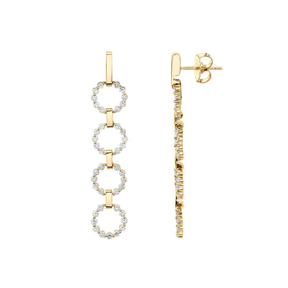 Cloud Drop Earrings