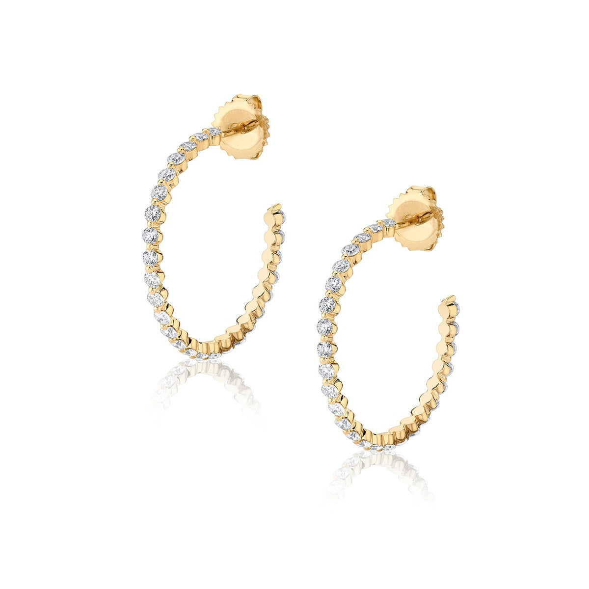 MICHAEL M Earrings Cloud Hoops