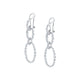 MICHAEL M Earrings Cloud Oval Drop Earrings