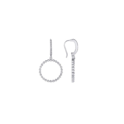 MICHAEL M Earrings Cloud Ring Drop Earrings