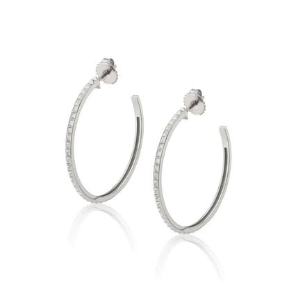 MICHAEL M Earrings Foundation Hoop Earrings