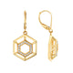Hex Truss Dangle Earrings