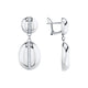 Orb Double Drop Earrings