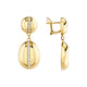 Orb Double Drop Earrings