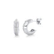 MICHAEL M Earrings Small Pavé Luxe Link Hoops