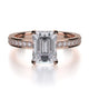 MICHAEL M Engagement Rings 18K Rose Gold Bold R723-2 R723-2RG