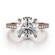 MICHAEL M Engagement Rings 18K Rose Gold Crown R742-3 R742-3RG