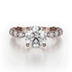 MICHAEL M Engagement Rings 18K Rose Gold Crown R782-1.5 R781-1.5RG