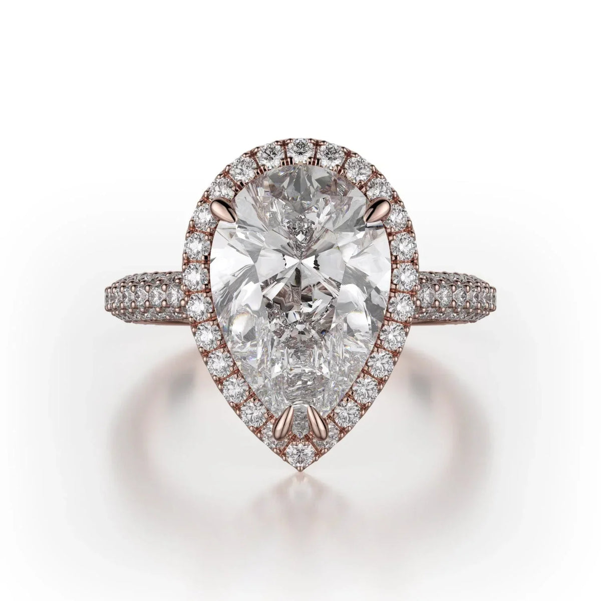 MICHAEL M Engagement Rings 18K Rose Gold Defined R730-2PR R730-2PR-RG