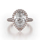 MICHAEL M Engagement Rings 18K Rose Gold Defined R730-2PR R730-2PR-RG