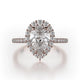 MICHAEL M Engagement Rings 18K Rose Gold Defined R739-2PR R739-2PR-RG
