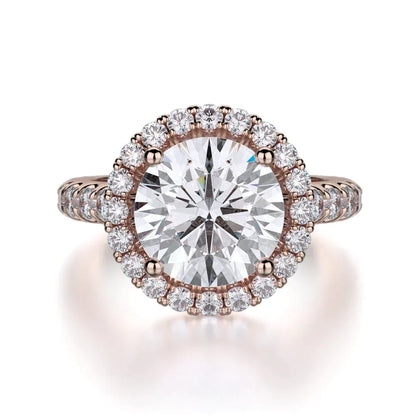 MICHAEL M Engagement Rings 18K Rose Gold Europa R320L-3 R320L-3RG