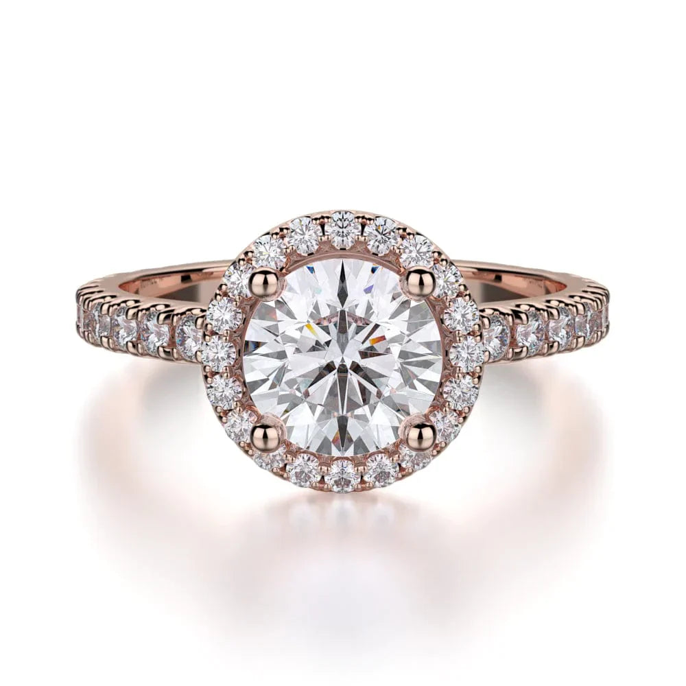MICHAEL M Engagement Rings 18K Rose Gold Europa R320S-1 R320S-1RG