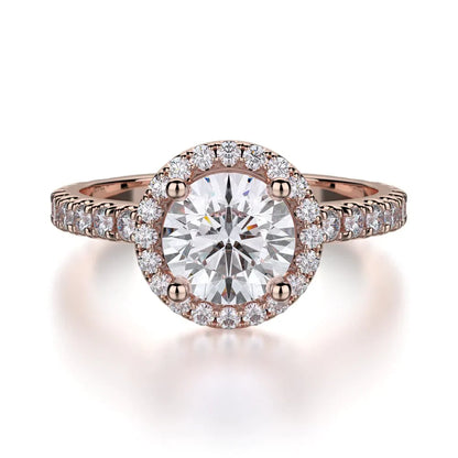 MICHAEL M Engagement Rings 18K Rose Gold Europa R320S-1 R320S-1RG