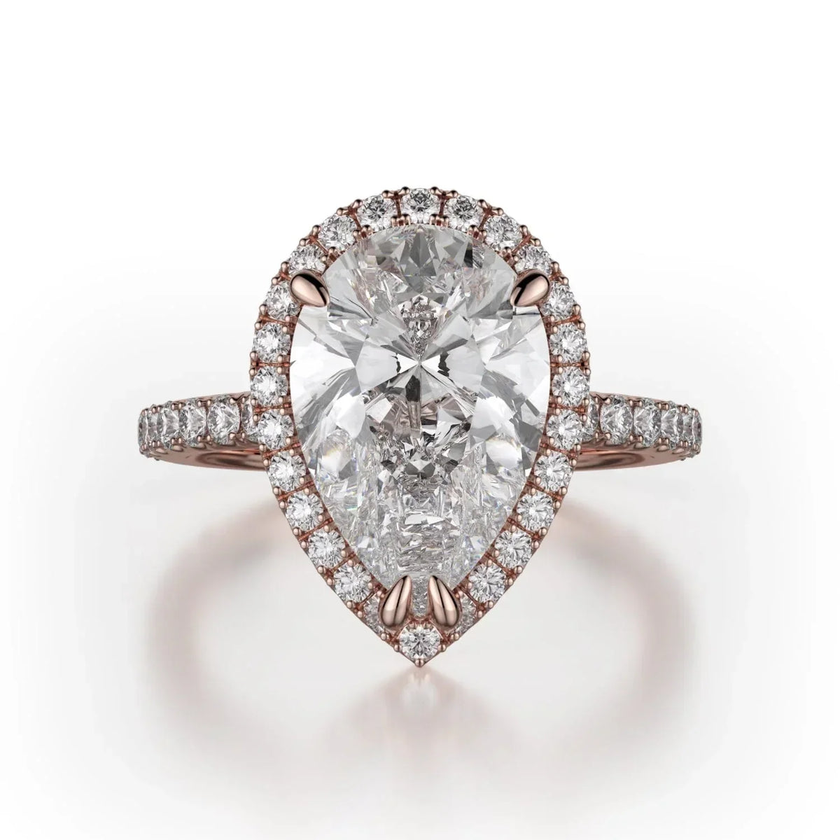 MICHAEL M Engagement Rings 18K Rose Gold Europa R320S-2PR R320S-2PR-RG