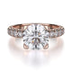 MICHAEL M Engagement Rings 18K Rose Gold Europa R371L-3 R371L-3RG